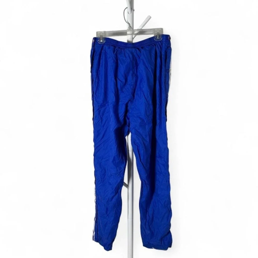 Vintage Adidas Y2K Windbreaker Break Away Pants‎ Men's XL Blue 2000s Vtg
